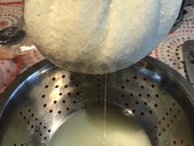 Varškės sūris iš kefyro Žingsnis 3