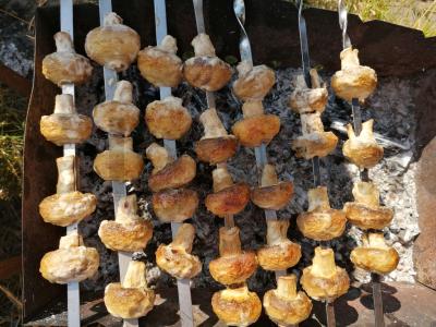 Griliaus pievagrybiai Žingsnis 4