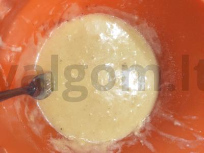 Vaikiški sausainiai iš vaikų mišinio Žingsnis 2