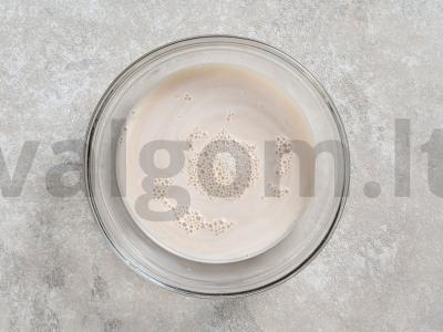 Purios „Margherita“ ant mielinės tešlos Žingsnis 2