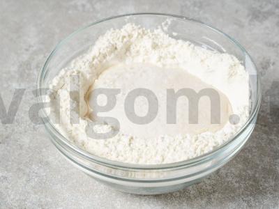 Purios „Margherita“ ant mielinės tešlos Žingsnis 4