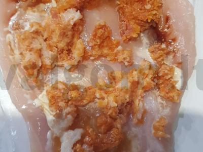 Vištienos ritinėliai su džiovintomis abrikosais Žingsnis 2