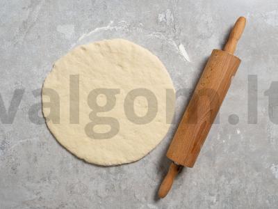 Purios „Margherita“ ant mielinės tešlos Žingsnis 9