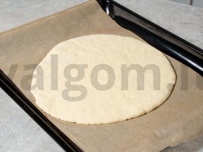 Purios „Margherita“ ant mielinės tešlos Žingsnis 10