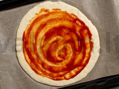 Purios „Margherita“ ant mielinės tešlos Žingsnis 11