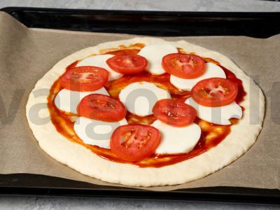 Purios „Margherita“ ant mielinės tešlos Žingsnis 15