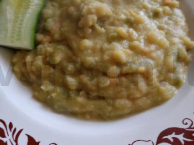 Kasha „Gorošnica“ iš sausų žirnių pagrindine nuotrauka