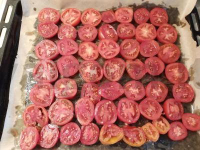 Džiovinti pomidorai su česnaku Žingsnis 3