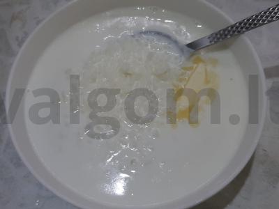 Ryžių košė su sviestu Žingsnis 2