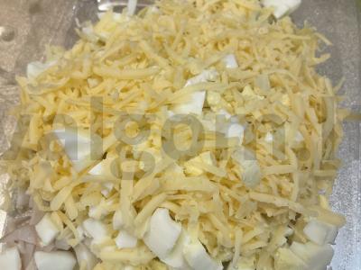 Salotos su kalmarais ir kiaušiniu Žingsnis 4