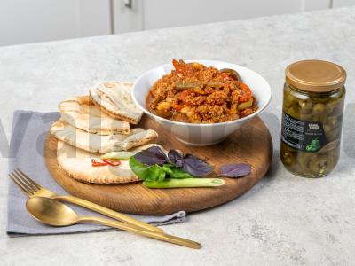 Vegetariškas čili lėtoje viryklėje pagrindine nuotrauka