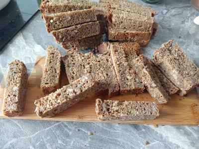 Česnakiniai skrebučiai Žingsnis 1