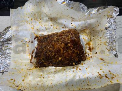 Šonkauliai su bulvėmis folijoje pagrindine nuotrauka