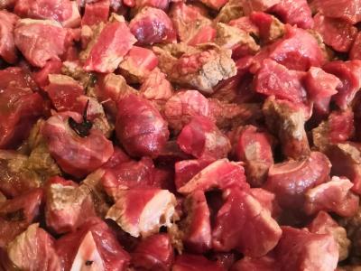 Keto jautiena su adžika Žingsnis 5