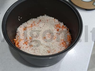 Kiaulienos plovas su daržovėmis lėtoje viryklėje Žingsnis 4