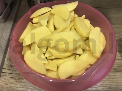 Kaimiška bulvė, traški išorėje ir minkšta viduje Žingsnis 1