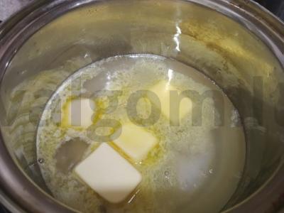 Tortas „Damos piršteliai“ Žingsnis 1