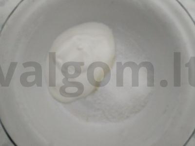 Delikatesinis salotas su egzotiniais vaisiais ir grietinės padažu Žingsnis 2