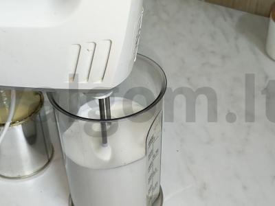 Namų plombyras iš grietinėlės su kondensuotu pienu Žingsnis 1