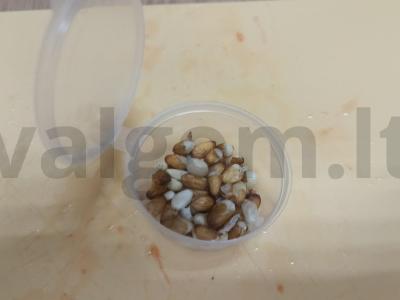 Salotas su sausainiais, pomidoru ir riešutais Žingsnis 2