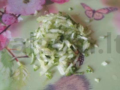 Pšeniniai blynai, kepti su provanso žolelėmis Žingsnis 1