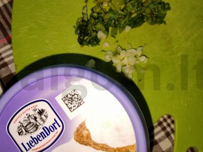 Aštrūs ritinėliai Žingsnis 1