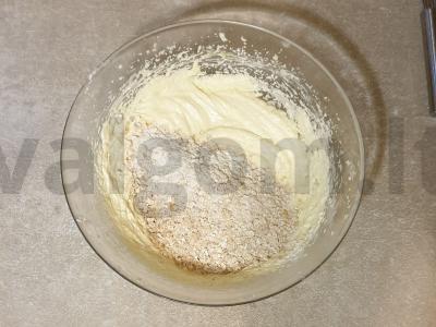 Avižų pyragas su obuoliais Žingsnis 3