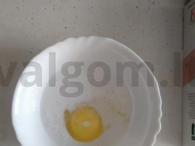 PP avižų blynas su pienu Žingsnis 2