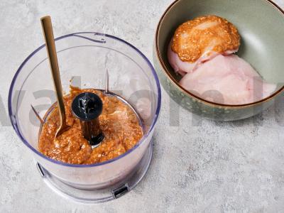 Kalakutienos filė su miso pasta Žingsnis 1