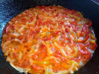 Paprastas ir skanus naminis lečo Žingsnis 4