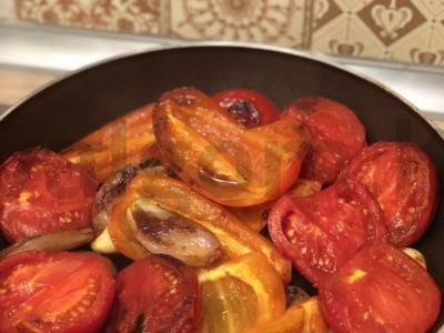 Keptų daržovių adžika Žingsnis 1