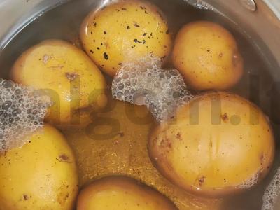 Vinegretas su garstyčių aliejumi Žingsnis 1