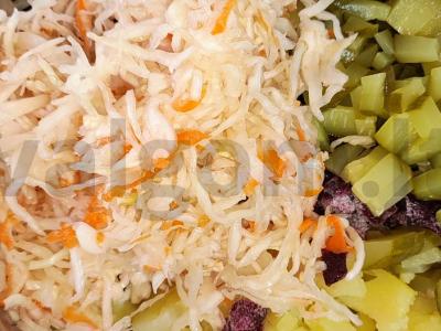 Vinegretas su garstyčių aliejumi Žingsnis 3