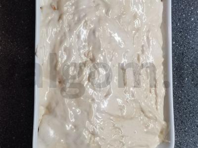 Pyragas su šviežiais abrikosais Žingsnis 3