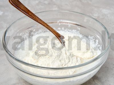 Vegetariškas tortas „Rafaello“ Žingsnis 1