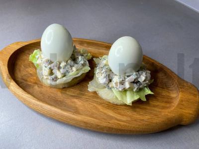 Užkandis Velykoms lizdo pavidalu Žingsnis 6