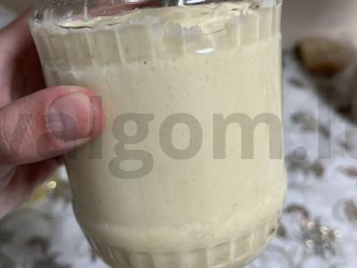 Namų majonezas su garstyčiomis ir citrinos sultimis Žingsnis 3