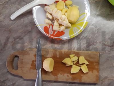 Daržovių sriuba su faršu ir kiaušiniais Žingsnis 2