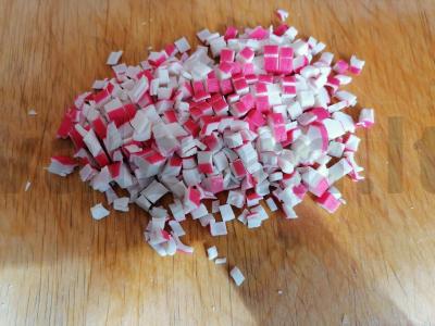 Krabų salotas su stambia druska Žingsnis 2