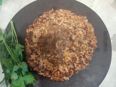 Avižų ir pupelių paplotėlis su pomidorų ir sūrio įdaru Žingsnis 2