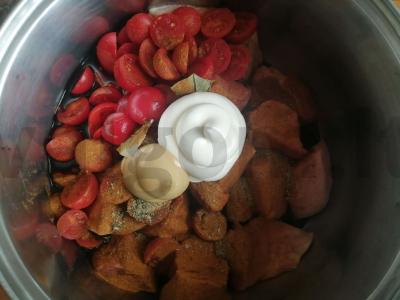 Šašlykas su pomidorais Žingsnis 4