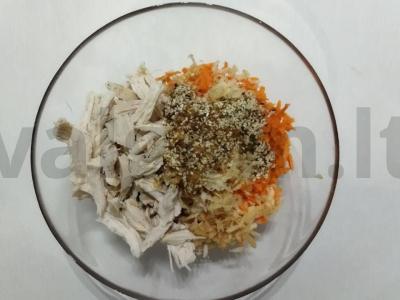 Salotos su salierais ir vištiena Žingsnis 4