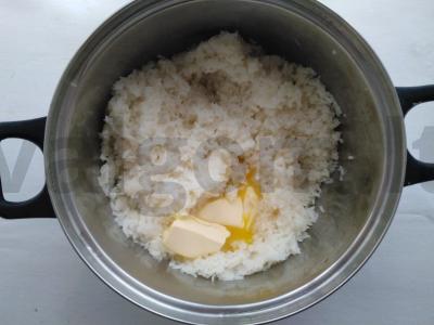 Troškinta menkės filė kokosų piene su baltu ryžiu Žingsnis 3
