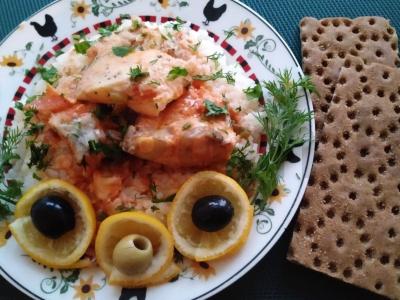 Troškinta menkės filė kokosų piene su baltu ryžiu pagrindine nuotrauka