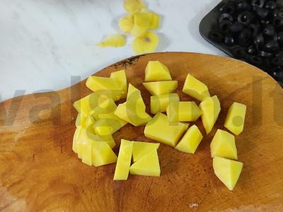 Mišri sriuba su vištiena, dešra, kumpiu ir daržovėmis Žingsnis 4