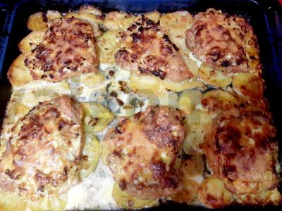 Mėsa prancūziškai su bulvėmis Žingsnis 8