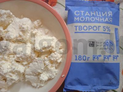 Blynai su vaniliniu varškės įdaru ir aviečių uogiene Žingsnis 3