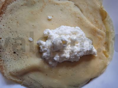 Blynai su vaniliniu varškės įdaru ir aviečių uogiene Žingsnis 4