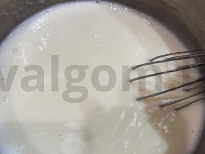 Tortas „Napoleonas“ iš blynų miltų Žingsnis 6