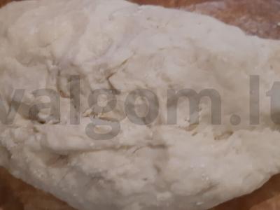 Skaniausi mantai su mėsa ir smulkinta bulve Žingsnis 2